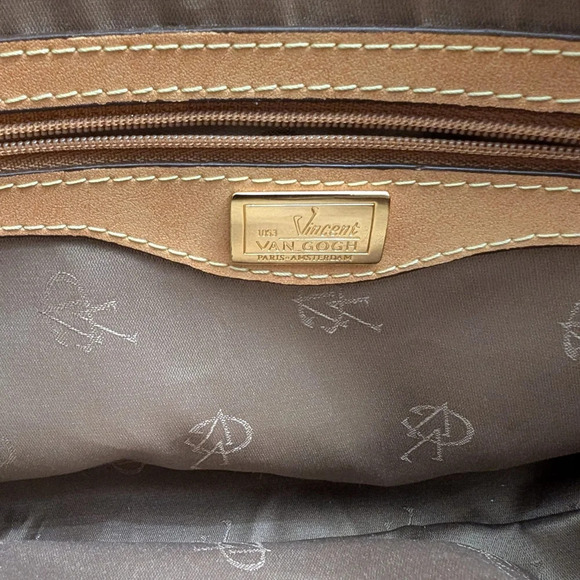 Vincent Van Gogh Paris Small Green/Purple Shoulder bag . - Picture 6 of 16